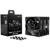 be quiet! Pure Wings 3 Fans, PWM, Reverse – 120mm, juodas, pack of 3