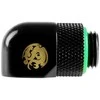 Bitspower adapteris 90 laipsnių kampu, G1/4 colio AG į G1/4 colio IG – pasukamas, matinis juodas