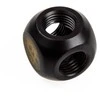 Bitspower adapteris T formos skirstytuvas 3x G1/4 colio IG – anglies juodumo
