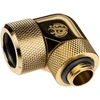 „Bitspower Advanced Multi-Link“ adapteris, 90 laipsnių G1/4 colio BSP ir 16 mm išorinio skersmens kietojo vamzdžio jungtis, pasukama.