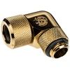 „Bitspower Advanced Multi-Link“ adapteris, 90 laipsnių G1/4 colio vidinis sriegis, jungiantis prie 12 mm išorinio skersmens kieto vamzdžio, pasukamas.