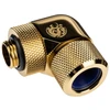 „Bitspower Advanced Multi-Link“ adapteris, 90 laipsnių G1/4 colio BSP ir 14 mm išorinio skersmens kietojo vamzdžio jungtis, pasukama.
