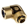 „Bitspower Advanced Multi-Link“ adapteris, 90 laipsnių G1/4 colio BSP ir 14 mm išorinio skersmens kietojo vamzdžio jungtis, pasukama.