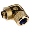 „Bitspower Advanced Multi-Link“ adapteris, 90 laipsnių G1/4 colio BSP ir 14 mm išorinio skersmens kietojo vamzdžio jungtis, pasukama.