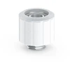 „Bitspower Artemis“ jungtis tiesi G1/4 spalvos AG į 16/10 mm „Arctic Baltas“