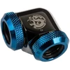 Bitspower Adapteris 90 Degree 12mm OD Hardtube to 12mm OD Hardtube – glossy juodas/mėlynas