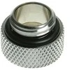 Bitspower adapteris G1/4 colio AG į G1/4 colio IG – blizgus sidabras
