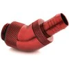 Bitspower connector 45 degrees G1/4 inch male thread to 10mm ID – rotatable, red