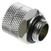 Bitspower tiesus G1/4 colio AG ant 10/8 mm – II jungtis, blizgios sidabrinės spalvos