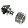 Bitspower tiesus G1/4 colio AG ant 11/8 mm kištuko kištukas – blizgus sidabras