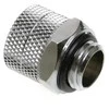Bitspower tiesus G1/4 colio AG ant 10/8 mm – II jungtis, blizgios sidabrinės spalvos