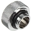 „Bitspower Multi-Link“ adapteris, jungiantis tiesiai G1/4 colio AG su 16 mm išoriniu kietu vamzdžiu, blizgus sidabrinis