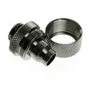 Bitspower tiesioji jungtis G1/4 colio AG į 16/10 mm – blizgiai juoda