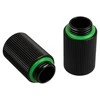Bitspower Touchaqua Adapteris straight G1/4 inch female to G1/4 inch female – 2 pack, 25mm, juodas