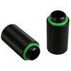 Bitspower Touchaqua Adapteris straight G1/4 inch male to G1/4 inch female – 2 pack, 30mm, juodas