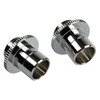 Bitspower Touchaqua Link Adapteris Male G1/4 Inch AG to Link Tube Adjustable 16-22mm – 2 vnt., sidabrinis