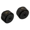 Bitspower Touchaqua Manual Air Exhaust G1/4 Inch Female Thread – 2 Pack, Juodas