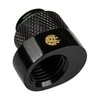 Bitspower X-Cross Adapteris G1/4 inch male to G1/4 inch female – 5mm offset, juodas matte