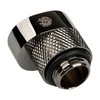 Bitspower X-Cross Adapteris G1/4 inch male to G1/4 inch female – 5mm offset, glossy juodas