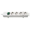 Ilgiklis BRENNENSTUHL Comfort-Line Plus, 4 lizdai, 2 m, + J plokš. kišt., 3G1,5, baltas