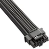„CableMod Basics Universelles 12V-2×6“ laidas, 90° jungtis, 16 kontaktų į 16 kontaktų – juodos spalvos, 60 cm, A variantas