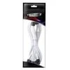 CableMod C-Series Pro Bridged Connection Cable – Variant A, 90°, 16-Pin to 3×8-Pin PCIe, baltos spalvos