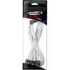 „CableMod C-Series Pro“ tiltelinis jungiamasis kabelis – A variantas, 90°, 16 kontaktų į 4 kontaktų 8 kontaktų PCIe, baltos spalvos