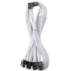 „CableMod C-Series Pro“ tiltelinis jungiamasis kabelis – A variantas, 90°, 16 kontaktų į 4 kontaktų 8 kontaktų PCIe, baltos spalvos