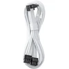 „CableMod C-Series Pro“ tiltelinis jungiamasis kabelis – A variantas, 90°, 16 kontaktų į 2 kontaktus, 8 kontaktų PCIe, baltos spalvos