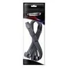 CableMod C-Series Pro ModMesh 12V-2×6-Cable, Sleeved, 16-Pin to 4x 8-Pin, for Corsair Type 4 ir 3 PSUs – carbon, 60cm