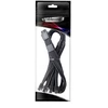 „CableMod C-Series Pro ModMesh 12V-2®“ 6 kontaktų kabelis, su apvalkalu, 16 kontaktų į 4 x 8 kontaktų, skirtas „Corsair Type 4“ ir „3“ maitinimo šaltiniams – juodos spalvos, 60 cm