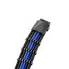 CableMod C-Series PRO ModMesh 12VHPWR to 3x PCI-e Cable for Corsair – 60cm, juodos spalvos/mėlynos spalvos