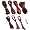 „CableMod“ „CableMod C-Series PRO ModMesh 12VHPWR“ kabelių rinkinys, skirtas „Corsair RM“, „RMi“, „RMx“ (juodos etiketės) – juodas/raudonas