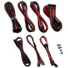 „CableMod“ „CableMod C-Series PRO ModMesh 12VHPWR“ kabelių rinkinys, skirtas „Corsair RM“, „RMi“, „RMx“ (juodos etiketės) – juodas/raudonas