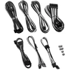 CableMod C-Series PRO ModMesh 12VHPWR Cable Kit for Corsair RM, RMi, RMx (Juodas Label) - juodas/baltas