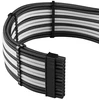 CableMod C-Series PRO ModMesh 12VHPWR Cable Kit for Corsair RM, RMi, RMx (Juodas Label) - juodas/baltas