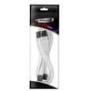 CableMod C-Series Pro ModMesh Bridged Bridged Connection Cable – 8+8-Pin PCIe, baltos spalvos, 60cm