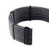 „CableMod C-Series PRO ModMesh“ kabelių rinkinys, skirtas „Corsair AXi/HXi/RM“ („Geltona Label“) – anglies pluošto