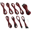 CableMod C-Series PRO ModMesh Cable Kit for Corsair AXi/HXi/RM (Geltona Label) – juodos spalvos/raudonos spalvos