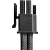 „CableMod C-Series Pro ModMesh“ kabelių rinkinys, 2 x 12 V, 2,6 mm, „StealthSense“, skirtas „Corsair Type 5 RMx Shift“ maitinimo šaltiniams, anglies pluošto, 65 cm
