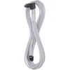 „CableMod C-Series Pro ModMesh Sleeved 12V-2×6“ 12VHPWR StealthSense PCIe kabelis, skirtas „Corsair Type 5 RMx SHIFT“ (16 kontaktų į 90° 16 kontaktų, 65 cm) – baltos spalvos