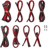 CableMod C-Series Pro ModMesh Sleeved 12V-2×6 12VHPWR Dual StealthSense Cable Kit for Corsair RMi, RMx (Juodas Label) – juodos spalvos/raudonos spalvos