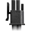 CableMod C-Series Pro ModMesh Sleeved 12V-2×6 12VHPWR Dual StealthSense Cable Kit for Corsair RMi, RMx (Juodas Label) – juodos spalvos/mėlynos spalvos