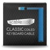 USB kabelis CableMod microUSB - USB-A 1,5 m mėlynas (MC- CKCA- MLB-KLB150KLB-R)