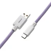 Klaviatūra CableMod Classic Coiled Cable susuktas klaviatūros laidas USB-C į USB Type A, Rum Raisin