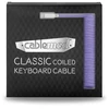 Klaviatūra CableMod Classic Coiled Cable susuktas klaviatūros laidas USB-C į USB Type A, Rum Raisin
