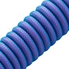 Klaviatūra CableMod Classic Coiled Cable susuktas klaviatūros laidas USB-C į USB Type A, Galaxy Mėlyna – 150cm