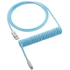 Klaviatūra CableMod Classic Coiled Cable susuktas klaviatūros laidas USB-C į USB Type A, Blueberry Cheesecake – 150c