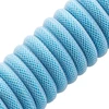 Klaviatūra CableMod Classic Coiled Cable susuktas klaviatūros laidas USB-C į USB Type A, Blueberry Cheesecake – 150c
