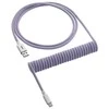 Klaviatūra CableMod Classic Coiled Cable susuktas klaviatūros laidas USB-C į USB Type A, Rum Raisin